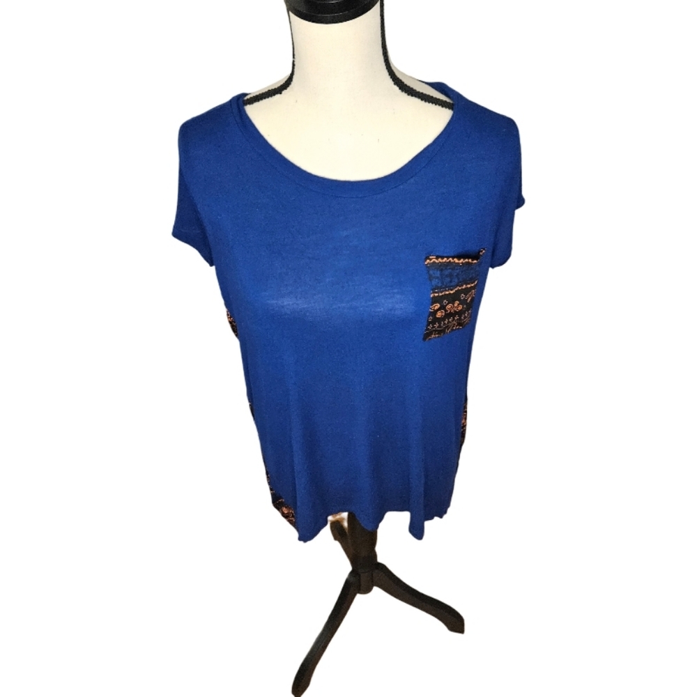 American Dream Navy Shirt with Elephant Print - Picture 2 of 8